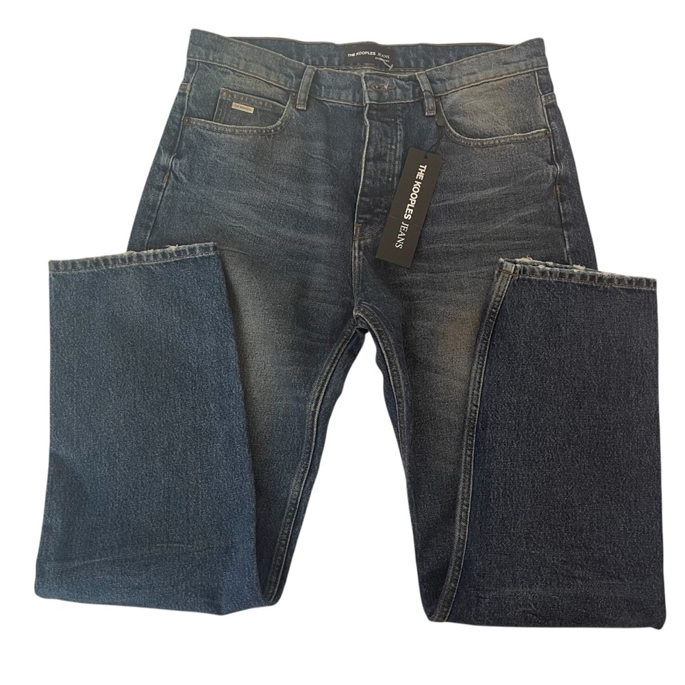 THE KOOPLES JEANS BLUE VINTAGE STRAIGHT
